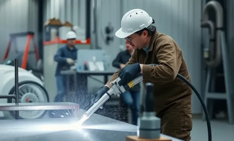 Пескоструйная обработка металла: основные преимущества